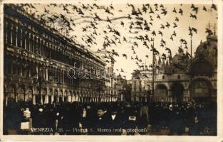 Venezia, Venice; Piazza S. Marco, volo piccioni / pigeons