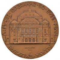 Reményi József (1887-1977) 1934. "A M. Kir. Operaház 50 éves fennállásának emlékére" Br em...
