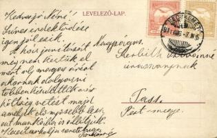 1911 Kecskemét, földrengés, Szentkirályi Tóth Ferenc házának belső része