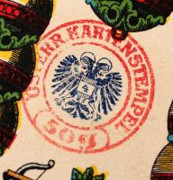 1934 Piatnik Nádor és Fiai magyar kártya pakli "Doppel-Deutsche" felirattal, kártyailleték...