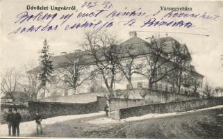 Ungvár, Vármegyeháza; Gellis Miksa kiadása / county hall