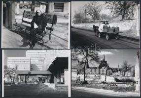 cca 1960 Kecskemét, Dezső Pál kecskeméti fotóművész hagyatékában őrzött 13 db negatívról készült mod...