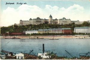 Budapest I. Királyi vár - 2 db régi képeslap