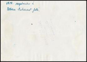 1959. szeptember 4. Az Állami Operaház társulata útban Bukarest felé, Tóth László felvétele a repülő...