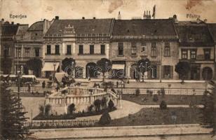 4 db RÉGI történelmi magyar városképes lap egy motívumlappal, vegyes minőség; Békéscsaba, Eperjes, K...