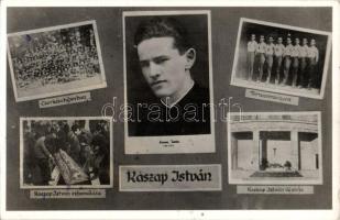 5 db RÉGI fotó képeslap; Budapest, Kaszap István, családi fotók / 5 old photo postcards; Budapest, K...