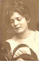 5 db RÉGI fotó képeslap; Budapest, Kaszap István, családi fotók / 5 old photo postcards; Budapest, K...