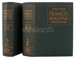 Francia-magyar szótár. Szerk.: Eckhardt Sándor. 1-2. köt. Bp., 1992, Akadémiai Kiadó. Kicsit kopott vászonkötésben, egyébként jó állapotban.