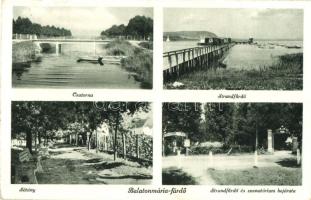 Balatonmáriafürdő, csatorna, strandfürdő (EK)