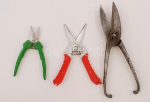 3 db lemezvágó, 19×24 cm