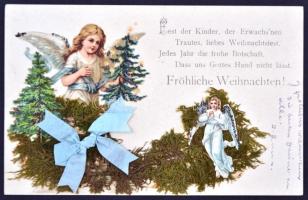Weihnachten / Christmas litho silk card