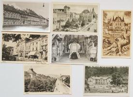 7 db kassai képeslap