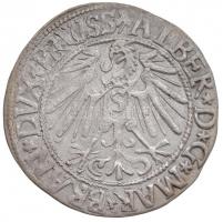 Porosz Hercegség 1545. 1Gr Ag "Brandenburgi Albert" (1,9g) T:2
Duchy of Prussia 1545. 1 G...