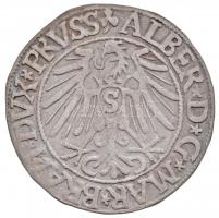 Porosz Hercegség 1544. 1Gr Ag "Brandenburgi Albert" (1,95g) T:2
Duchy of Prussia 1544. 1 ...
