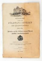 Jelentés a m. kir. földtani intézet 1916. évi szerbiai tanulmányútjáról. Függelék a nagy. kir. Földtani Intézet évi jelentéséhez 1916-róll. Bp., 1917, Fritz Ármin. Kissé kopott papírkötésben, egyébként jó állapotban.