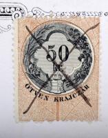 1880 A Budapesti Mészáros-Ipar-Társulat bizonyítványa, viaszpecséttel, 50 kr okmánybélyeggel, hajtog...