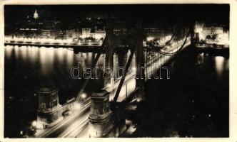 Budapest, Erzsébet híd, este (EK)
