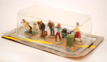 Simon kézzel festett retró ólomfigurák, eredeti csomagolásban