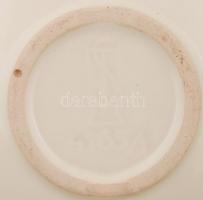 2 db városképes(Nizza, Regensburg) kerámia és porcelán fali tányér, hibátlanok, jelzettek, d: 18,5 c...