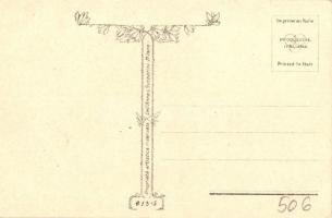 Couple, automobile; Italian art deco postcard Anna & Gasparini 615-5 s: Busi