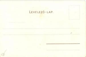 Szecessziós művészlap, kiadja Bruchsteiner és fia / Art Nouveau litho