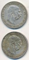 Ausztria 1915. 1K Ag "Ferenc József" (2x) T:2,2-
Austria 1915. 1 Corona Ag "Franz Jo...