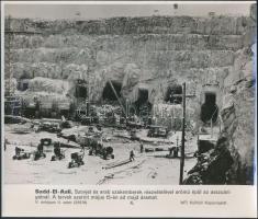 cca 1960-1980 Új sziget születése, az asszuáni gát építése, alagút a Mont Blanc alatt, stb., 5 db MT...