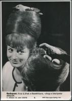 cca 1960-1980 6 db divattal kapcsolatos MTI fotó, különböző méretben