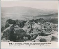 cca 1960-1980 Ásatások, érdekes természeti felfedezések, 3 db MTI fotó, különböző méretben