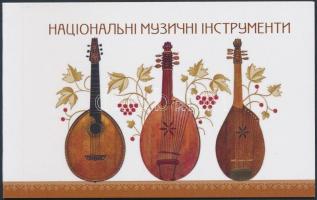 Europa CEPT, hangszerek bélyegfüzet, Europa CEPT Musical instruments stamp-booklet