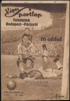1946 A Képes Sportlap I. évfolyamának 18. száma, felvételek Budapest-Párizsról