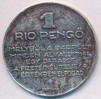 ~1940. 1 Rio Pengő / Rio Liszt Ferenc tér fém zseton T:2-