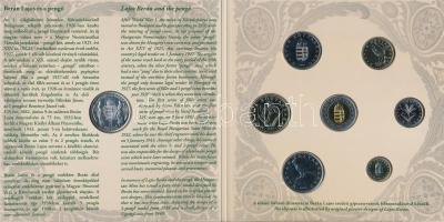 2007. 1Ft-100Ft 8klf db, szettben, benne "Berán Lajos és a pengő" Ag emlékérem (10g/0.999/...