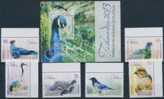 International Stamp Exhibition, THAILANDIA set + block Nemzetközi bélyegkiállítás, THAILANDIA sor + ...