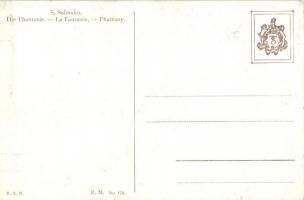 Phantasy; Russian art postcard, T.S.N. R.M. No. 175. s: S. Solomko