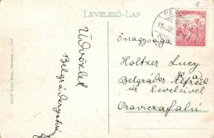 Pancsova, Temes-Duna torkolat világító tornyai; kiadja Kohn Samu / lighthouses