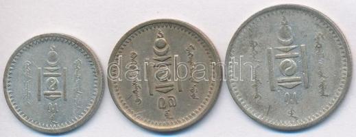 Mongólia 1925. 10M Ag + 20M Ag + 1937. 15M Cu-Ni T:2-,3
Mongolia 1925. 10 Mongo Ag + 20 Mongo Ag + ...