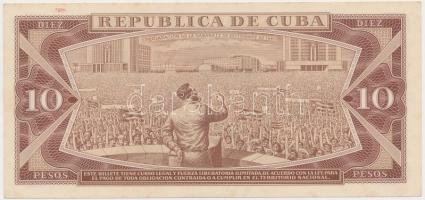 Kuba 1965. 10P "SPECIMEN" T:I-
Cuba 1965. 10 Pesos "SPECIMEN" C:AU
