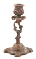 Réz gyertyatartó, m:16 cm