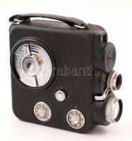 Eumakro felvevőgép saját tokjában, leírással, működik + 1 doboz Forte Finepan fordítós film (triacet...