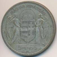 1930. 5P Ag "Horthy jobbra" T:3
Adamo P8