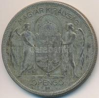 1930. 5P Ag "Horthy jobbra" T:3
Adamo P8