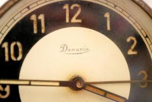 Danuvia asztali óra, nem működik, m:11 cmh:29 cm