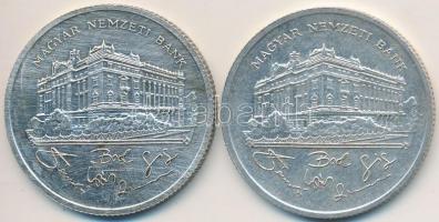 1992. 200Ft Ag "MNB" (2x) T:2,2-