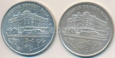 1993. 200Ft Ag "MNB" (2x) T:2,2-