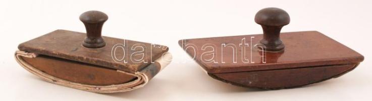 Régi tapper itatóval, 2db, 18x10x8cm, 15x7x8cm