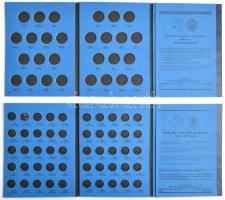 Érmetartó album a "Mercury" érmék részére + Album "Washington" 1/4$ érmék részér...