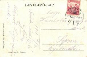 Pöstyén, Pistyán; Régi fürdő tér; kiadja Gipsz H. / spa yard (EK)