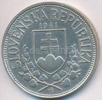 Szlovákia 1941. 20K Ag "Cirill és Metód" T:2,2- 
Slovakia 1941. 20 Korun Ag "St. Kyr...