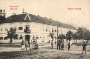 Beszterce, Bistritz; Untere Vorstadt, Jónásch Willibald vendéglője  / suburban restaurant